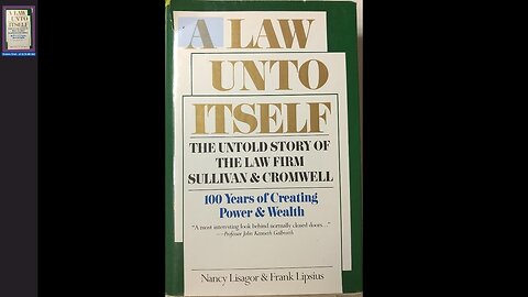 "A Law Unto Itself," part 6: Allen Dulles, Bernard Baruch, and Krupp