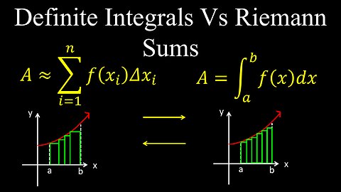 Definite Integrals Vs Riemann Sums - Calculus