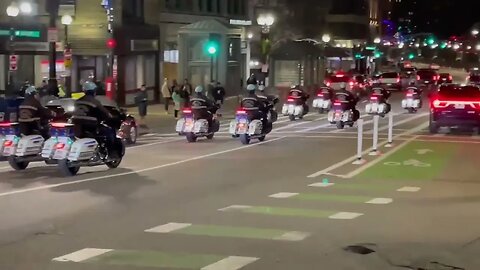 Police in position around the Boston Common right now as protesters await the Tyre Nichols video