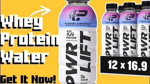 Whey Protein Water Sports Drink by PWR LIFT Review