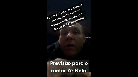 Cantor Zé Neto vai conseguir se curar ra síndrome do Pânico?