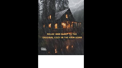 Cozy Cabin in the Woods Rain ASMR