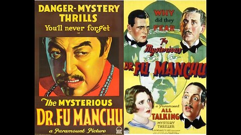 THE MYSTERIOUS DR. FU MANCHU (1929). Sepiatone.