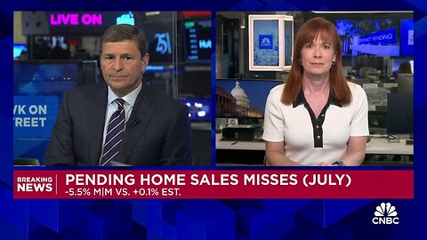 Pending home sales fall 5.5% in July