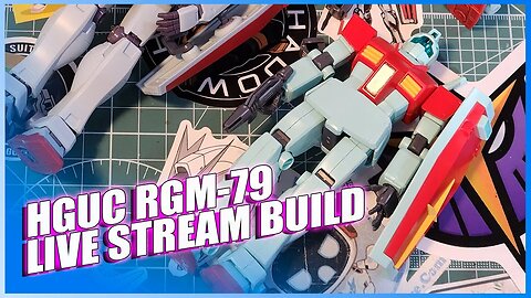 HGUC RGM-79 Live Stream Build [Gunpla]