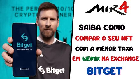 Mir4 NFT - Como comprar WEMIX na Bitget para CASHAR no jogo ou comprar um NFT XDRACO