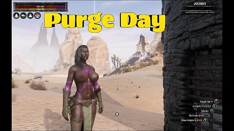 Conan Exiles new tower added to purge base big Boob Archers with Busty Boobs