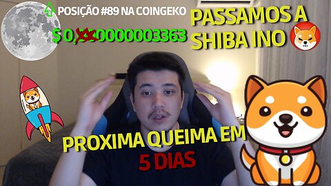 5 dias Para a grande Queima de Baby Doge Coin | Passamos a Shiba | Subimos de Posição na Coingeko!