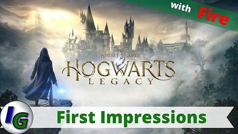 Hogwarts Legacy First Impression Gameplay on Xbox with Fire