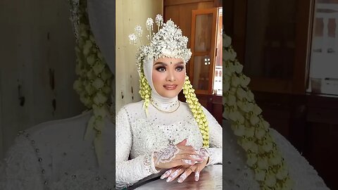 CANTIKNYA ! PENGANTIN HIJAB ADAT SUNDA - SUMATERA SELATAN - INDONESIA #shorts #short #shortvideo