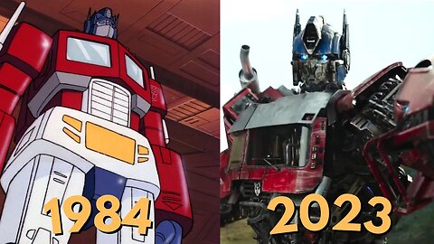 Evolution of Optimus Prime In Transformers MOVIES & Tv 1984-2023