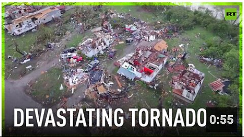 Oklahoma tornado destroys everything in its way