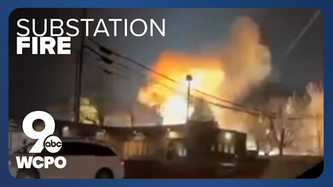 Animal causes massive substation fire seen for miles