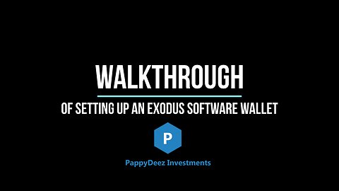 A Sample Hot Wallet Setup Using Exodus Wallet Application