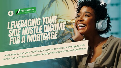 Unlocking Homeownership: Leveraging Your Side Hustle Income for a Mortgage: 5 of 7