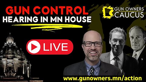 This THURSDAY! Next Stop for Red Flags and Gun Owner Registration. #MNLEG