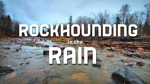 Mineral Hunting in the Rain | Minnesota River Rockhounding