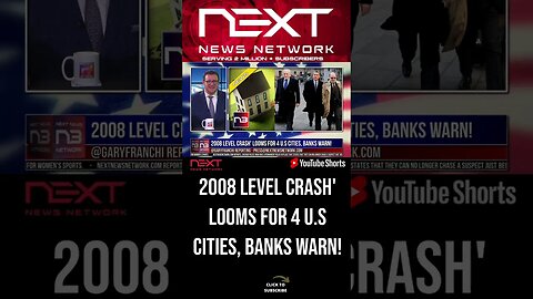 2008 Level Crash' Looms For 4 U.S Cities, Banks Warn! #shorts