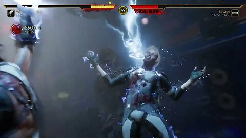 Mortal Kombat 11: Nightwolf (Weapons of War) vs Cassie Cage (Savage) - No Commentary 4K