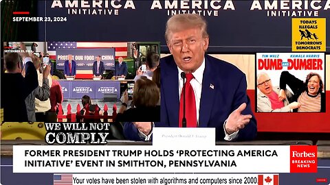 BREAKING NEWS: Trump Takes Multiple Questions From Voters At Campaign Event In Pennsylvania