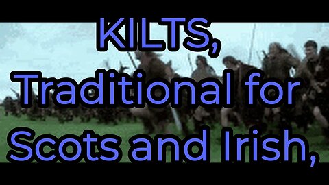 #KILTS, Traditional for, #Scots, #Irish, just dont tell them that