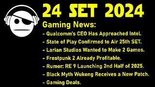 Gaming News | Intel & Qualcomm | Larian | Frostpunk 2 | RE 9 | BM Wukong | Deals | 24 SET 2024