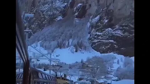 Amazing Swiss train rides in the winter season