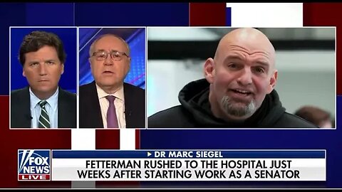 🚨BREAKING: Sen. John Fetterman HOSPITALIZED— Fox News Medical expert Dr. Marc Siegel