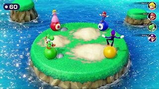 Mario Party Superstar - Free For All - Peach Mario Yoshi Waluigi #139