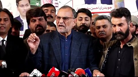 PTI Senior Leader Azam Khan Swati Media Talk in Lahore