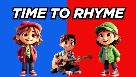 Time to Rhyme | Music Video For Kids | Nursery Rhymes | Bright Spark Stattion