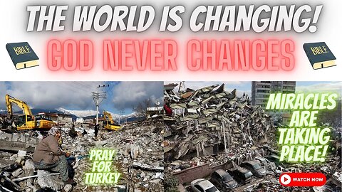 Life can CHANGE in an INSTANT! Pray for Turkey! #jesussaves #salvation #endtimes #earthquake