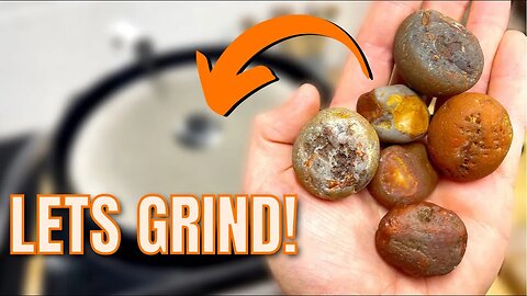 Grinding the HUSK off Agate Nodules | Exposing HIDDEN details! (Lapidary)