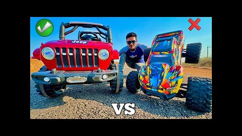 RC Jeep 10,000 rs Vs 1,00,000 rs Car Unboxing & Testing - Chatpat toy TV