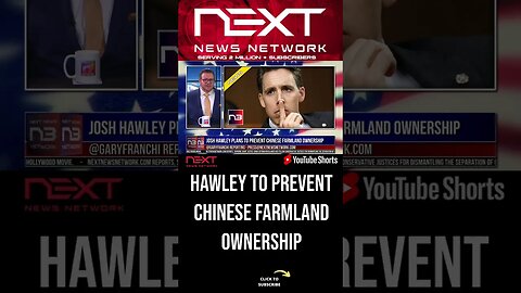 Josh Hawley Plans To Prevent Chinese Farmland Ownership #shorts