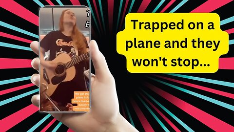 😳 it should be illegal to do this when you're trapped on a plane