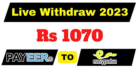 Payeer To Easypaisa Live Withdraw 2023 | Payeer to Direct Easypaisa | Payeer Se Jazzcash Ka Tarika