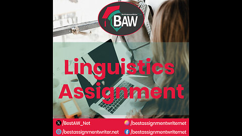 Linguistics Assignment | bestassignmentwriter.net