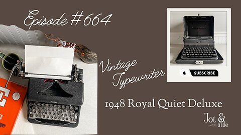 1948 Royal Quiet Deluxe (Review & tutorial)