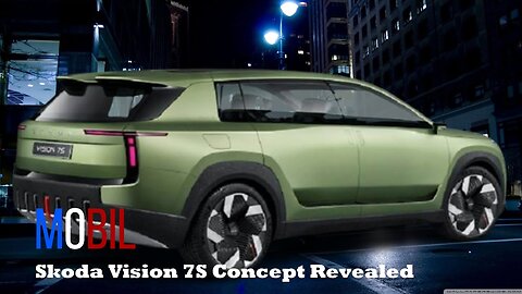 Skoda Vision 7S Concept Revealed, 7-seater With 600 Km Range