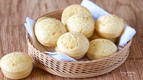 Brazilian CHEESY BREAD Recipe - aka Pão De Queijo - Easy Cheese Bread