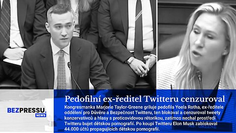 Pedofilní ex-ředitel Twitteru cenzuroval