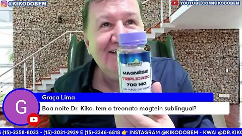 Super magnésio magtein l treonato existe sublingual??? WhatsApp (15)-99644-8181