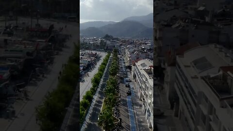 Drone Flight Over Marmaris Harbour: Stunning Aerial Views