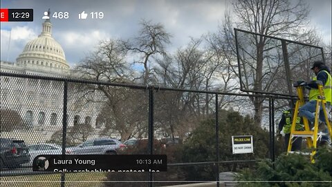 LIVE: Riot fencing returns to the US Capitol.