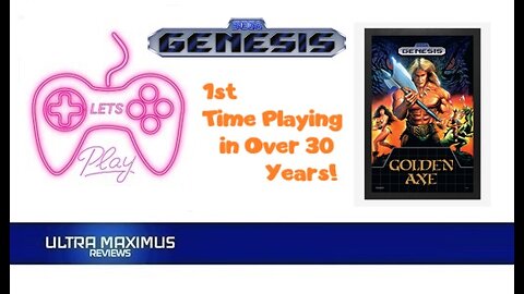 🎮 Let's Play Golden Axe | Sega Genesis