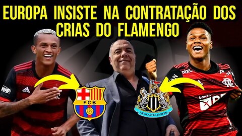 QUE LOUCURA! MATHEUS FRANÇA NO NEWCASTLE E WESLEY NO BARCELONA - É TRETA!!! NOTÍCIAS DO FLAMENGO