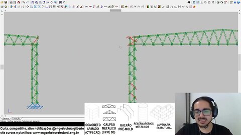 Otimização Ligação galpão treliçado Eng Estrutural