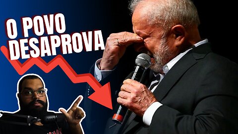 LULA não CONSEGUE COMPRAR popularidade e ela DESPENCA | Pesquisa CNT MDA