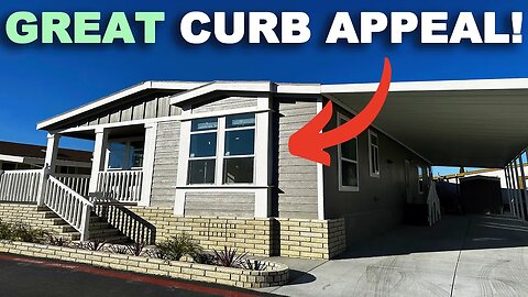 Add GREAT Curb Appeal To Your Manufactured Home! Best Exteriors For Your Home!